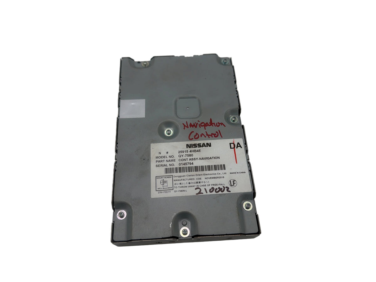 2017-2019 Infiniti Q60 Navigation Control Module GPS Computer 259154HB4E OEM