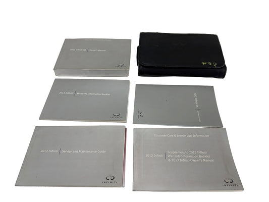 2011-2017 Infiniti QX56 -Owners Operator Guide Manual Book Set W/ Black Case OEM
