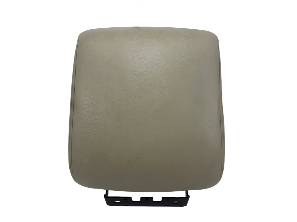 2011-2013 Infiniti QX56 Front Center Console Lid Armrest Beige Leather OEM