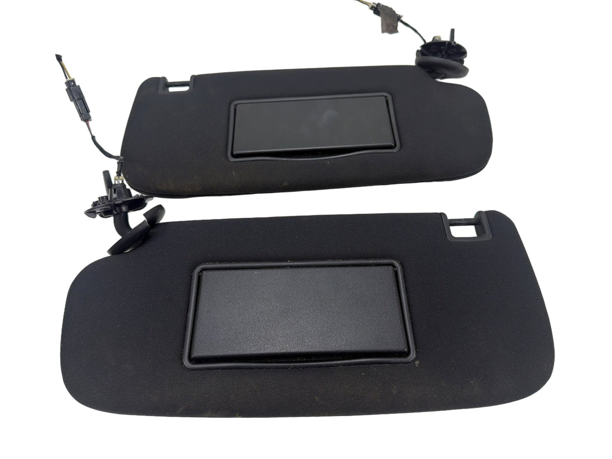 2014-2021 Jeep Grand Cherokee Left Right Illuminated Sun Visors Pair OEM