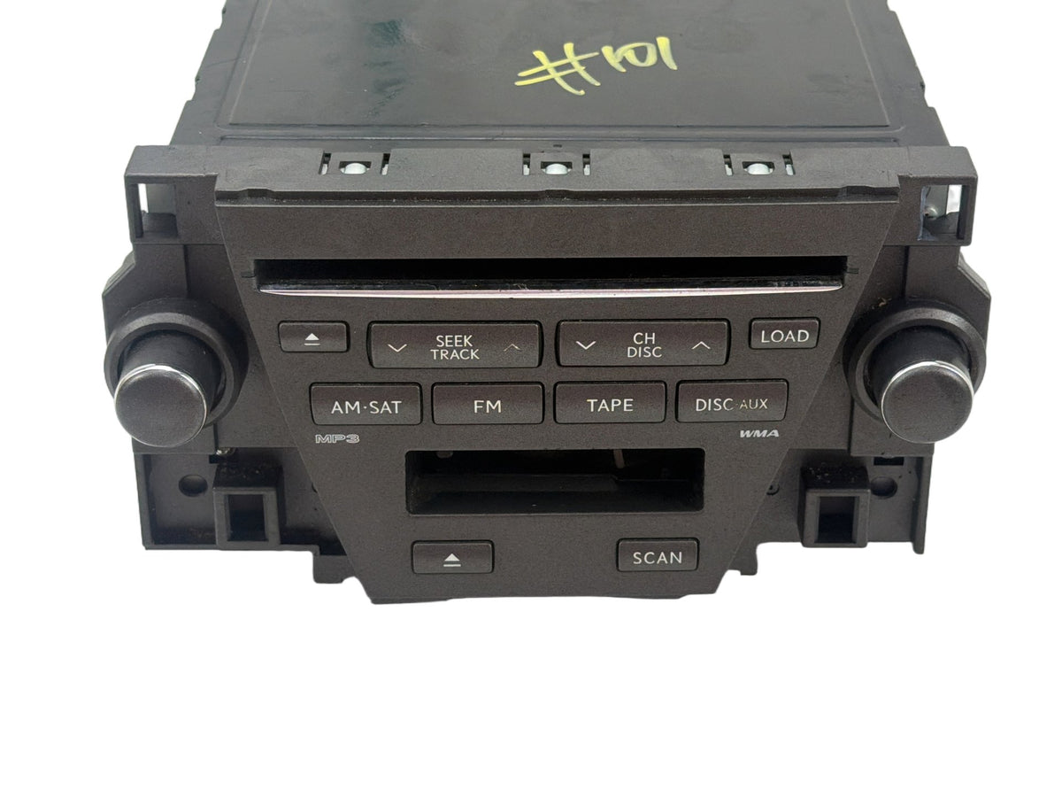 2007-2009 Lexus ES350 V40 AM FM Radio 6 Disc CD Changer Cassette Player OEM