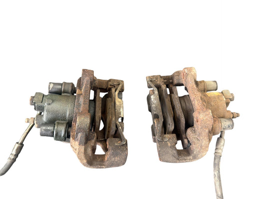 2012-2015 Jeep Grand Cherokee Rear Left & Right Brake Calipers Brackets Set OEM