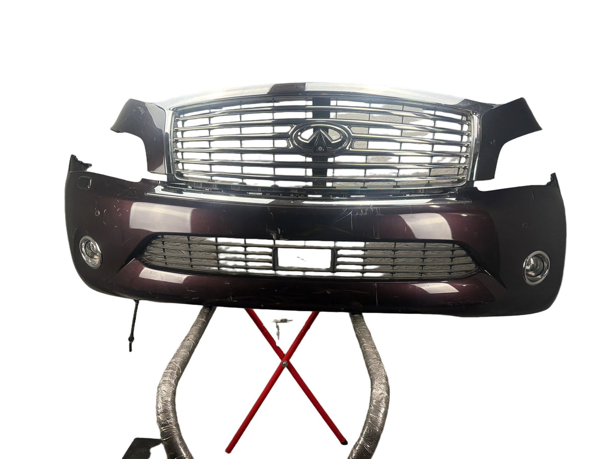 2011-2013 Infiniti QX56 Front Bumper Cover Assembly W/Grille & Fogs OEM