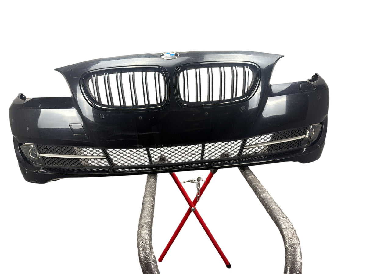 2011-2013 BMW 550i xDrive F10 Front Bumper Cover Grilles Fog Lights Set OEM