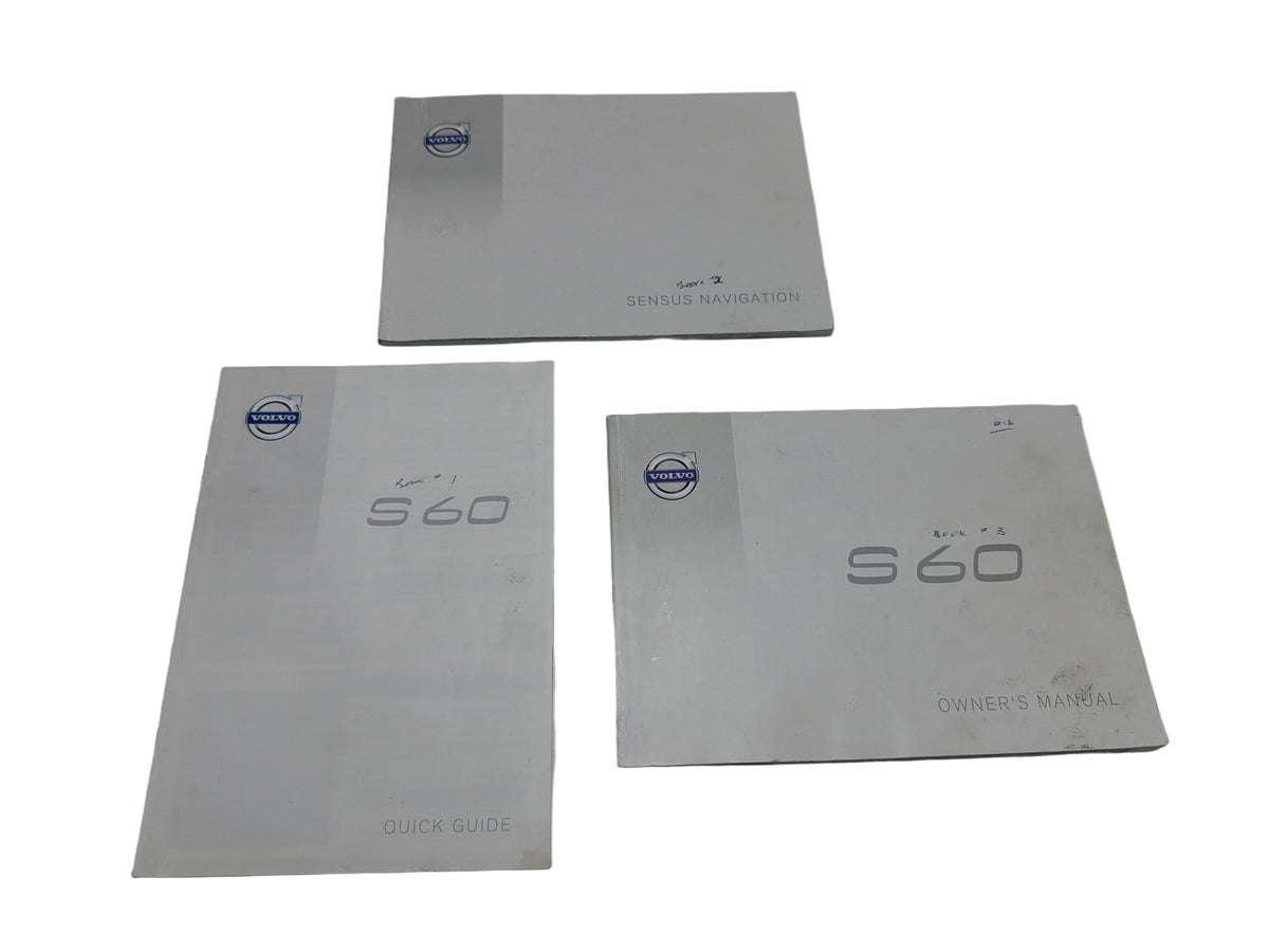 2015 Volvo S60 Owners Manual User Guide Handbook Booklet Set OEM