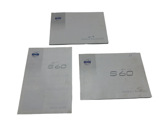 2015 Volvo S60 Owners Manual User Guide Handbook Booklet Set OEM