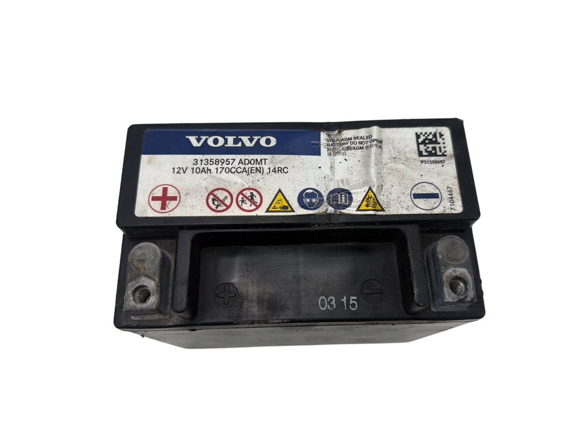 2015 Volvo S60 Auxiliary Start Stop Battery 31358957 OEM