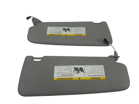2009-2011 BMW 335i xDrive Front Right & Left Side Sun Visor Pair OEM