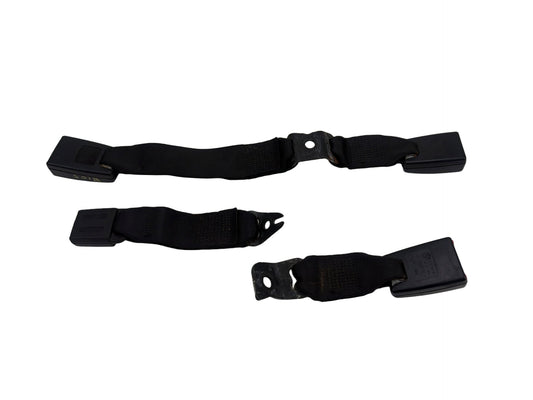 2009-2011 BMW 335i xDrive Rear Left Right Center Seat Belt Buckle Set OEM