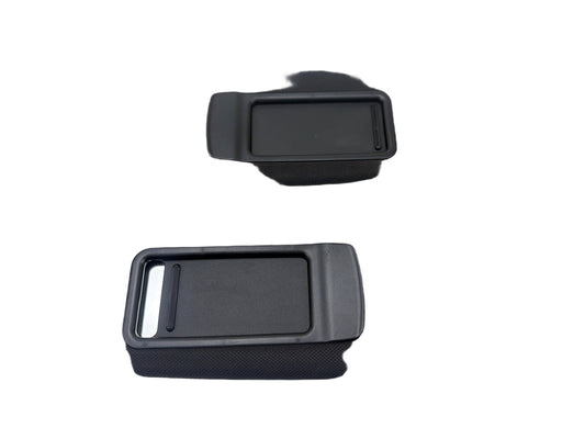 2011-2016 BMW 550i xDrive Front Roof Sun Visors Illuminated Mirrors Pair OEM