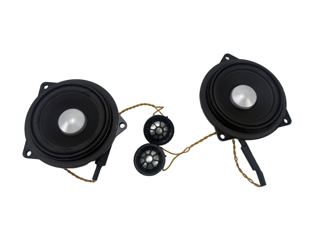 2011-2013 BMW 550i xDrive F10 Rear Left Right Door Speakers Tweeters Set OEM