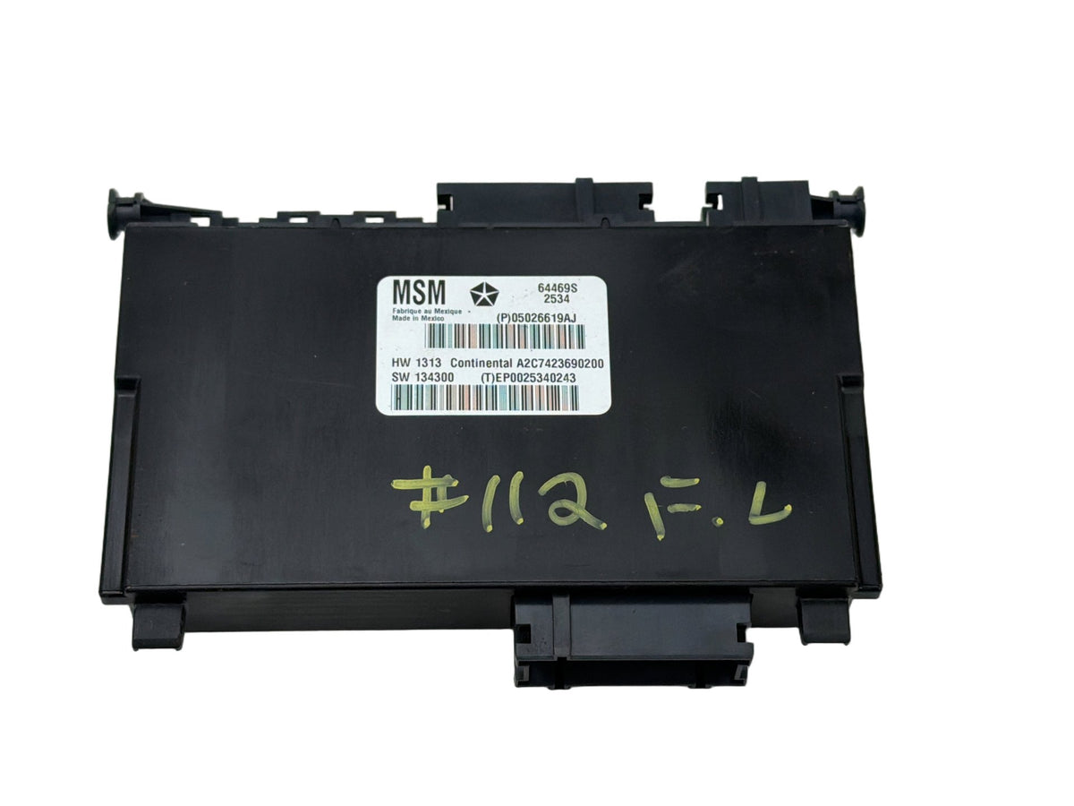 2014-2017 Maserati Quattroporte M156 Front Left Side Seat Control Module OEM