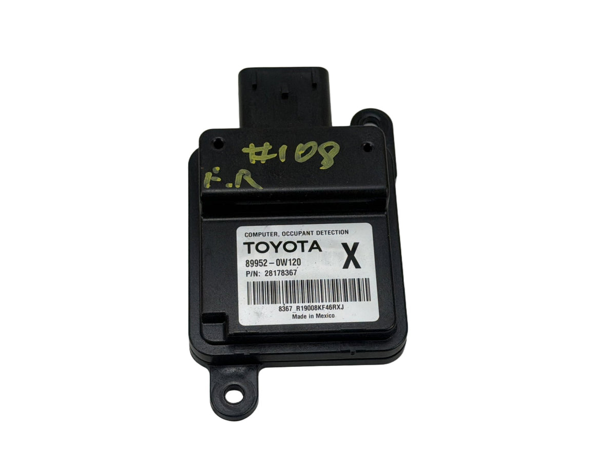 2010-2015 Lexus IS250C Front Right Occupant Detection Module 89952-0W120 OEM