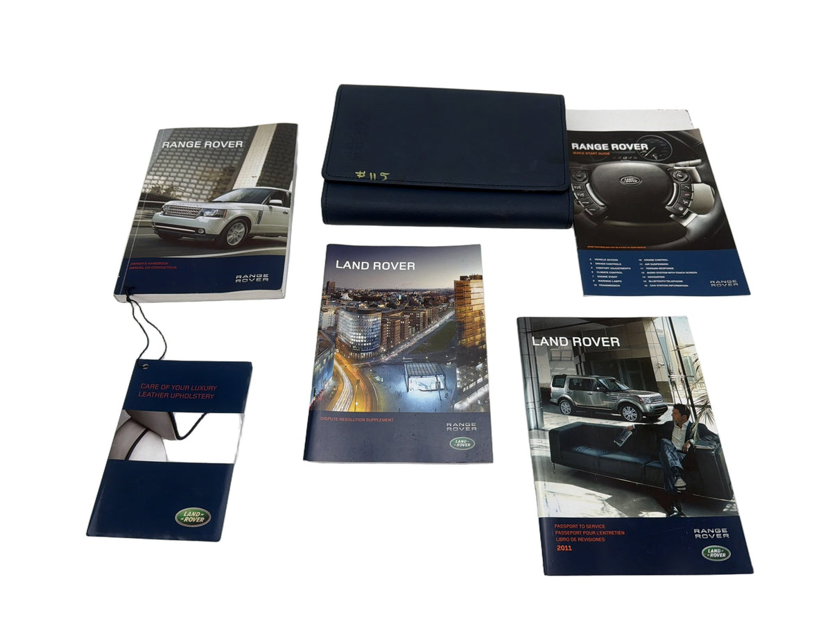 2010-2013 Land Rover Range Rover Owners Manual Guide Book OEM