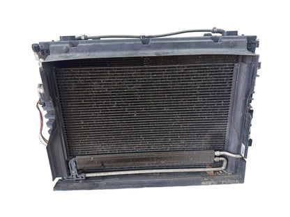2008-2010 BMW 528i E60 Radiator A/C Condenser & Cooling Fan Assembly 157K OEM