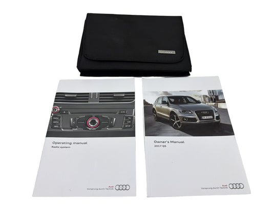 2017 Audi Q5 8R Owners Manual Handbook Set with Case OEM