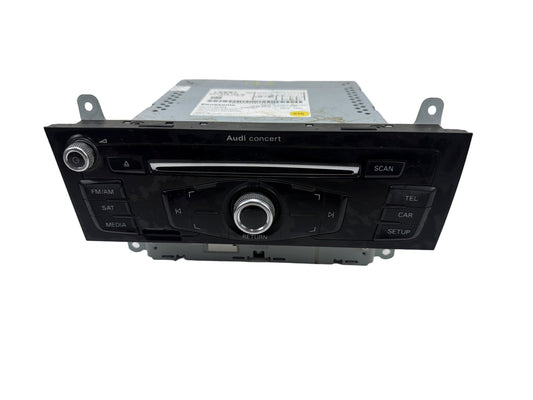 2013-2017 Audi Q5 8R Radio Receiver Concert AM FM CD Player 8R1 035 186 Q OEM