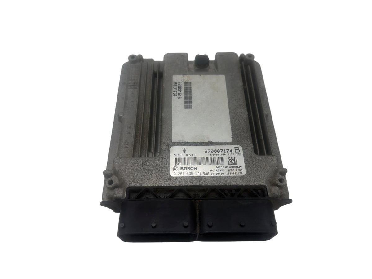 2014-2017 Maserati Quattroporte 3.0L V6 Engine Control Module ECU 670031516 OEM