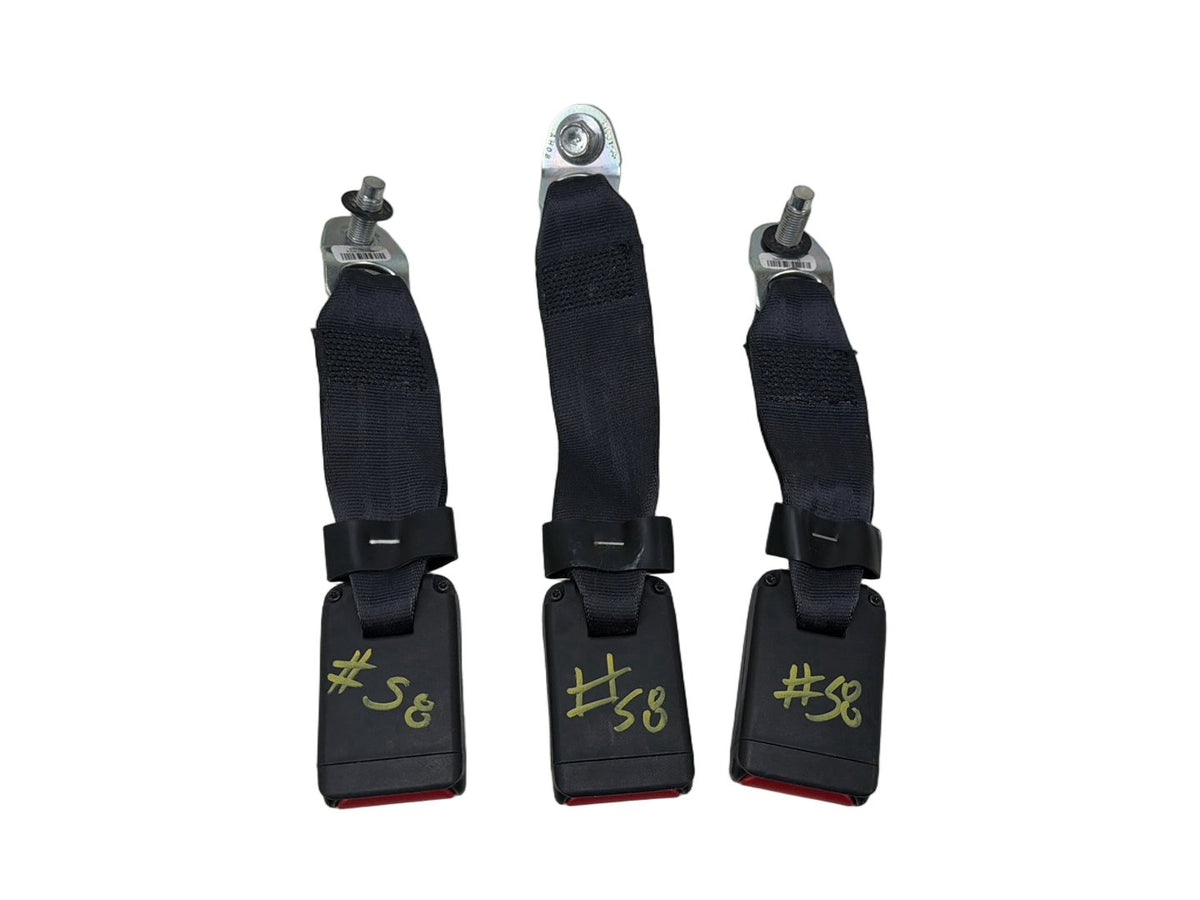 2013-2019 Nissan Sentra Rear Left Right Center Seat Belt Buckle Set of 3 OEM