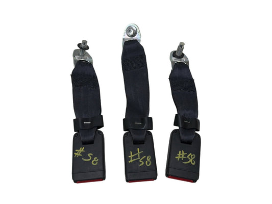 2013-2019 Nissan Sentra Rear Left Right Center Seat Belt Buckle Set of 3 OEM