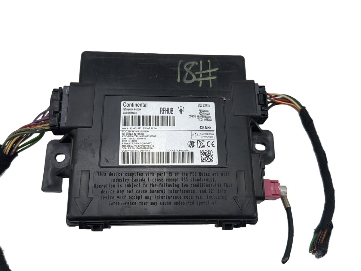 2014-2017 Maserati Ghibli Keyless Entry Control Module P670034856 OEM