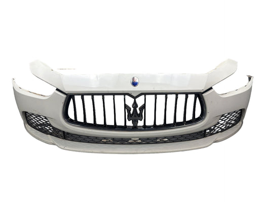 2014-2017 Maserati Ghibli Front Bumper Cover Face Assembly Grille Emblem OEM