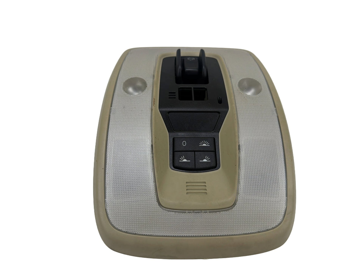 2011-2018 Volvo S60 Front Overhead Roof Map Dome Light Console Bezel Beige OEM
