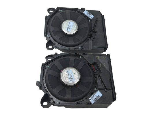 2010-2015 BMW X1 E84 Front Left & Right Side Subwoofer Pair 9144202-01 OEM
