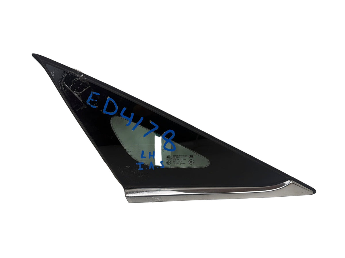 2011-2015 Hyundai Sonata Rear Left Driver Side Door Vent Quarter Glass OEM