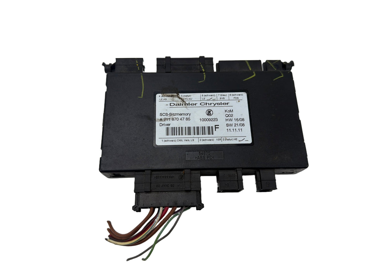 2006-2012 Mercedes-Benz R350 Front Left Driver Seat Memory Control Module OEM