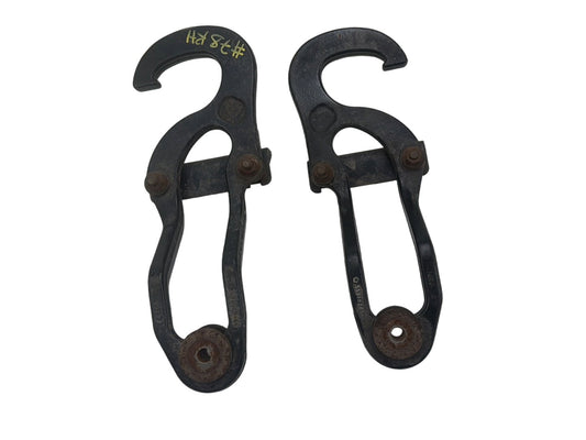 2013-2018 Ram 1500 Front Bumper Frame Mounted Recovery Tow Hook Pair Set OEM
