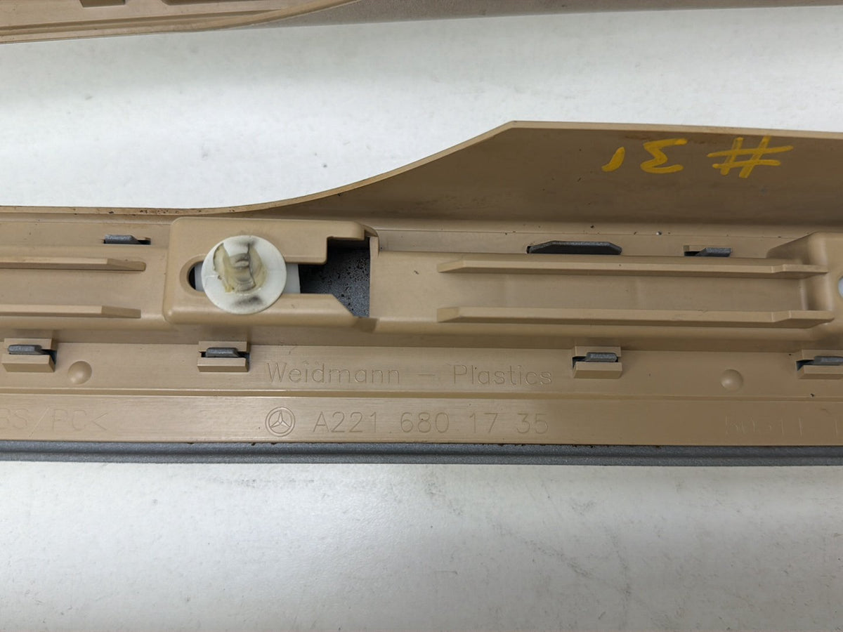 2007-2013 Mercedes-Benz W221 S550 Door Step Sill Panel Set of 4 OEM