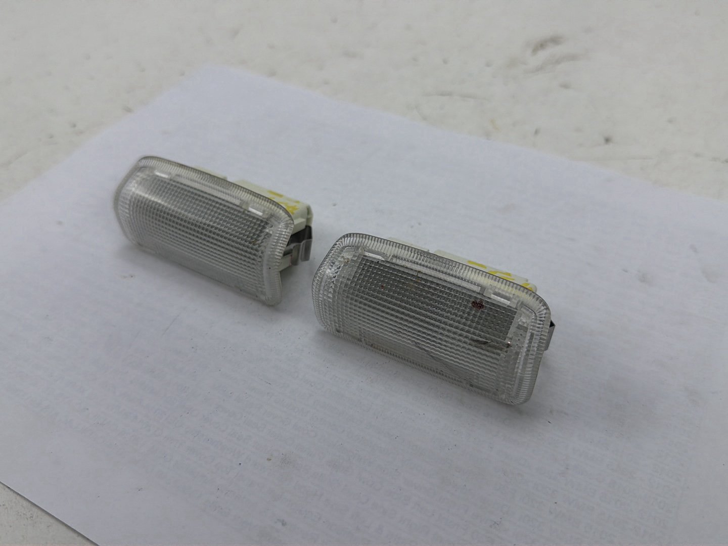 2014-2021 Infiniti Q50 Front Right/Left Inner Courtesy Lights Lamps Pair OEM