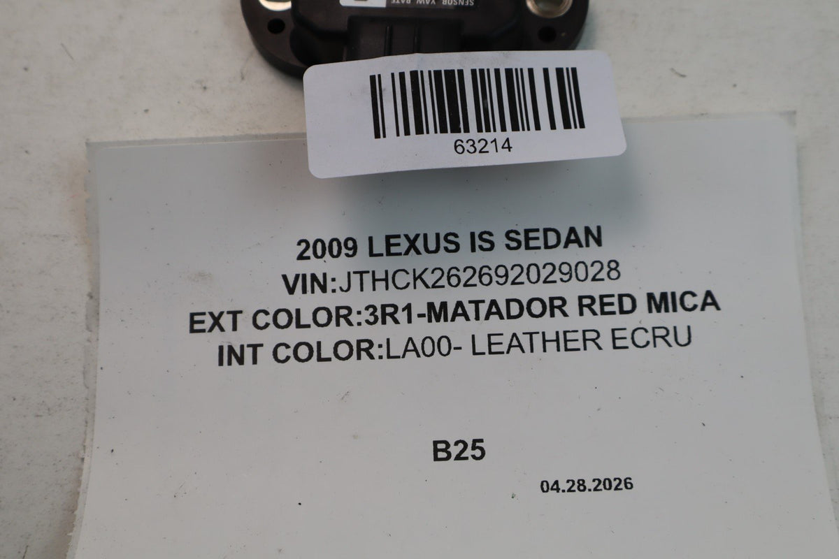2006-2013 Lexus IS250 YAW Rate Stability Control Sensor Module 89183-12040 OEM