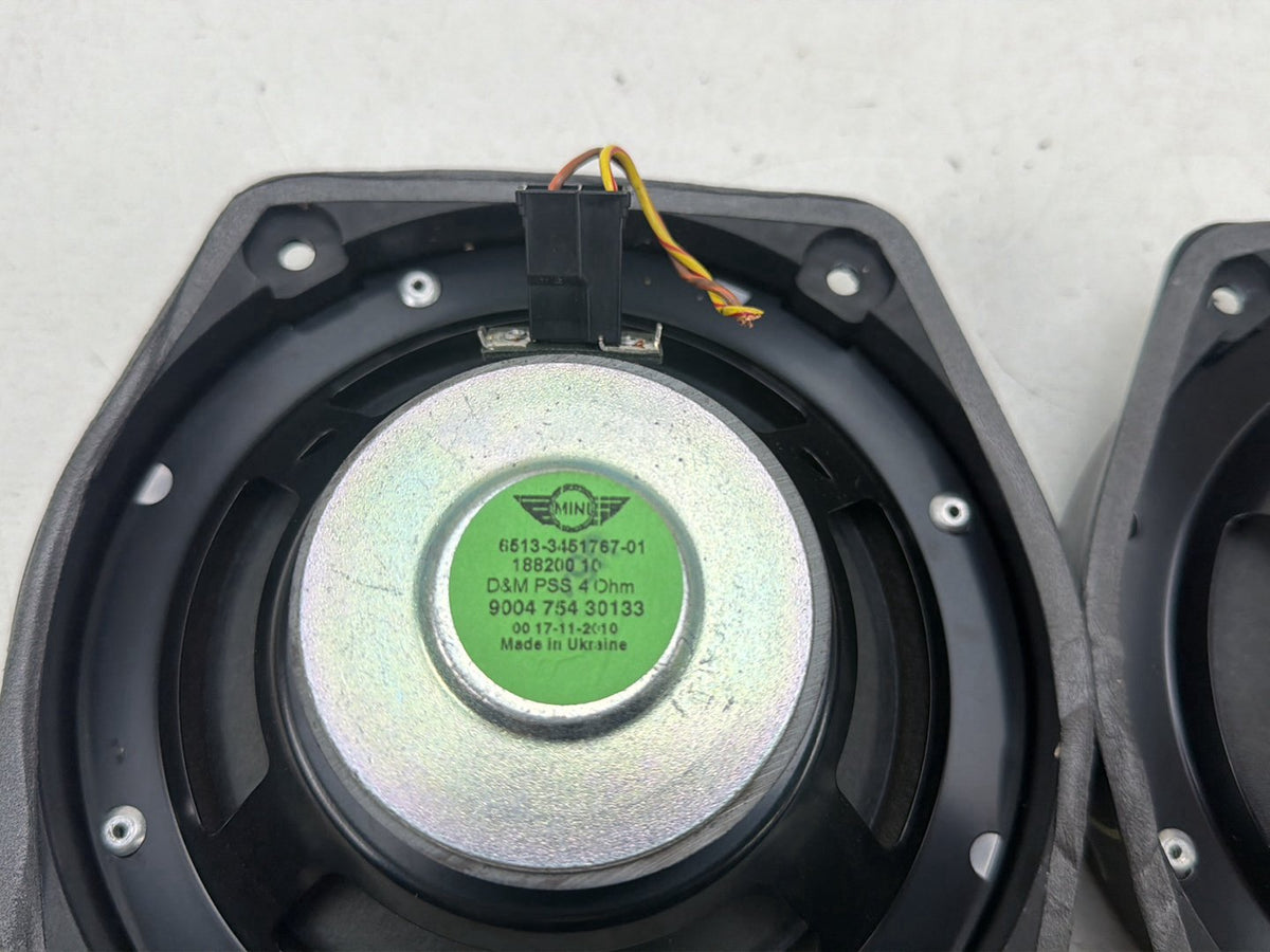 2007-2013 Mini Cooper S Convertible Rear LH/RH Side Speakers 6513-3451767-01 OEM