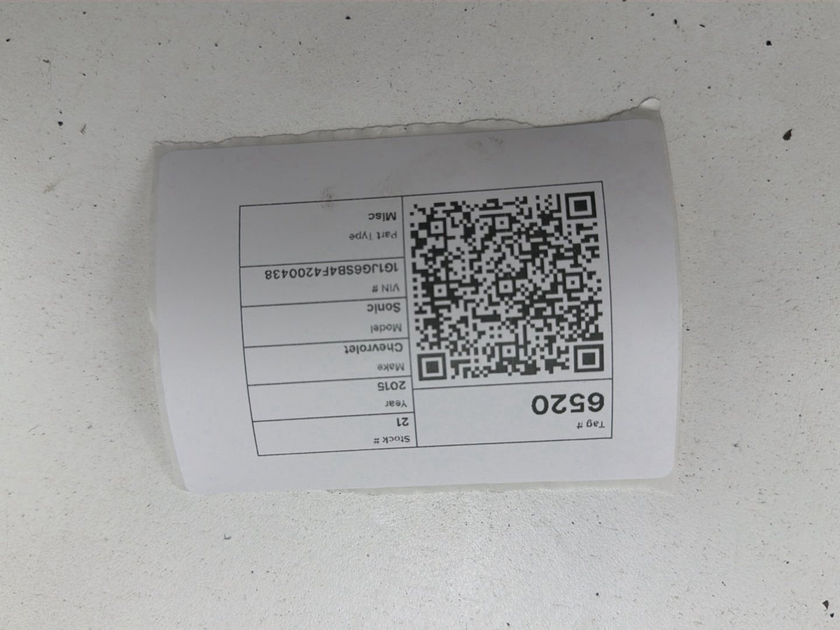 2013-2017 Chevrolet Sonic Starter Motor 25194634 OEM