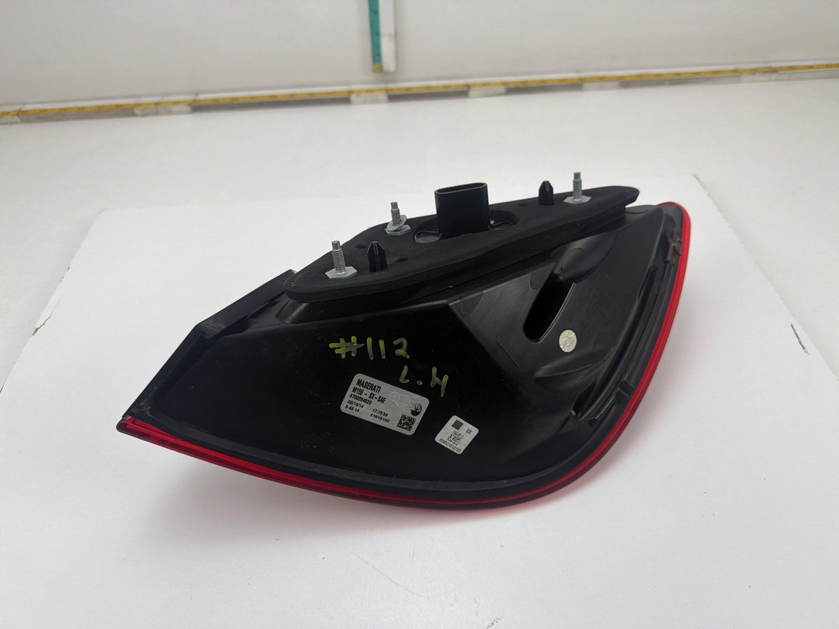 2014-2020 Maserati Quattroporte VI M156 Rear Left Side Outer Tail Light Lamp OEM