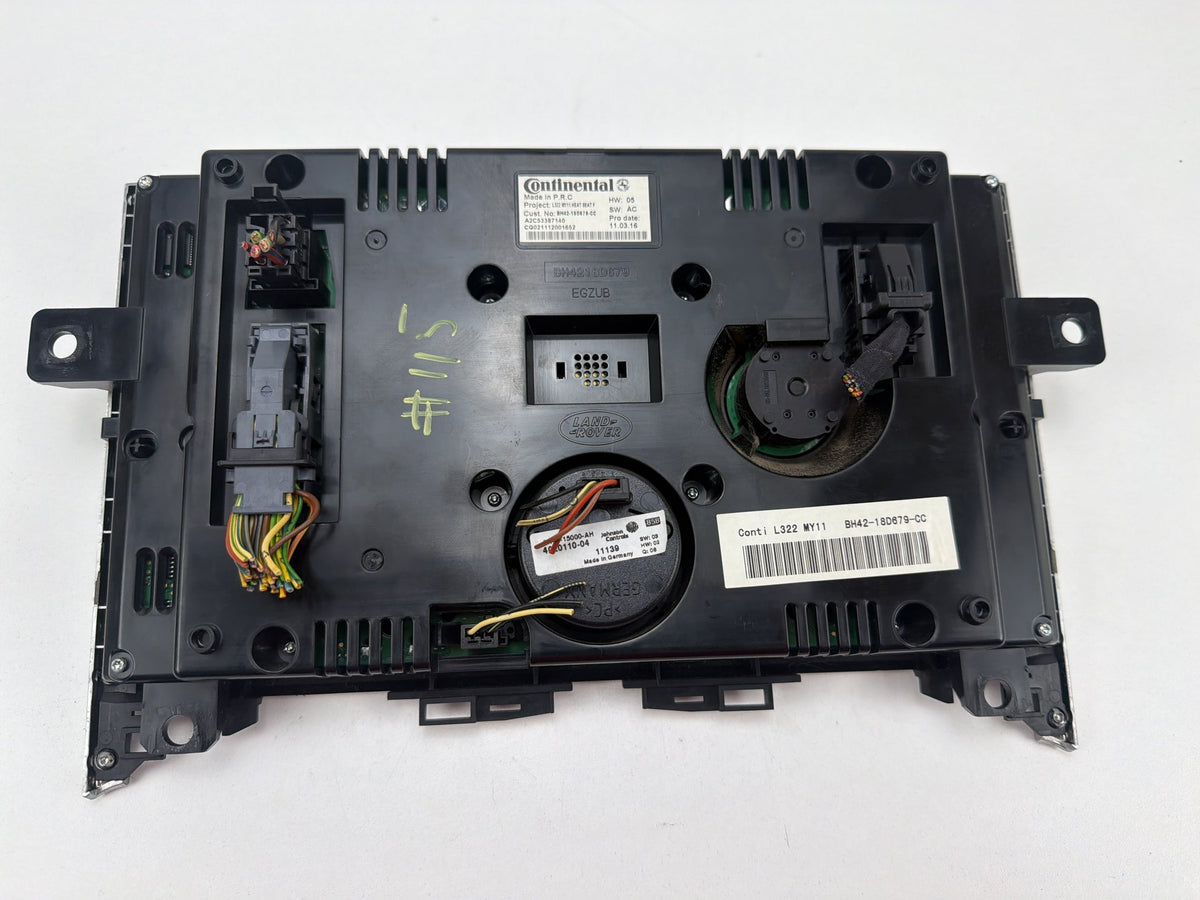 2010-2012 Land Rover Range Rover L322 HVAC AC Heater Climate Control W/Clock OEM