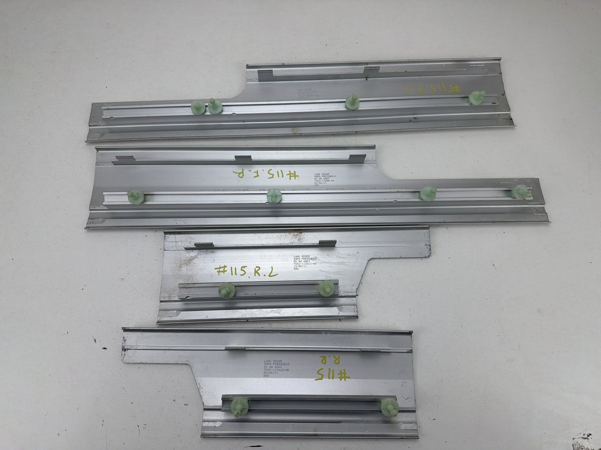 2010-2013 Land Rover Range Rover Door Sill Scuff Plates Set 7H42-132B09-AA OEM