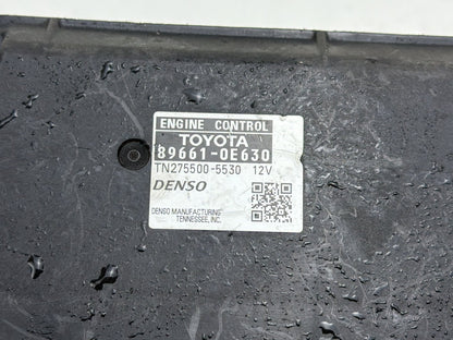 2013 Toyota Highlander Engine Control Module ECM ECU 89661-0E630 OEM
