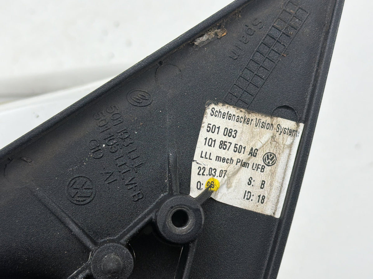 2007-2012 Volkswagen EOS Left Driver Side View Mirror 1Q1 857 501 AG OEM