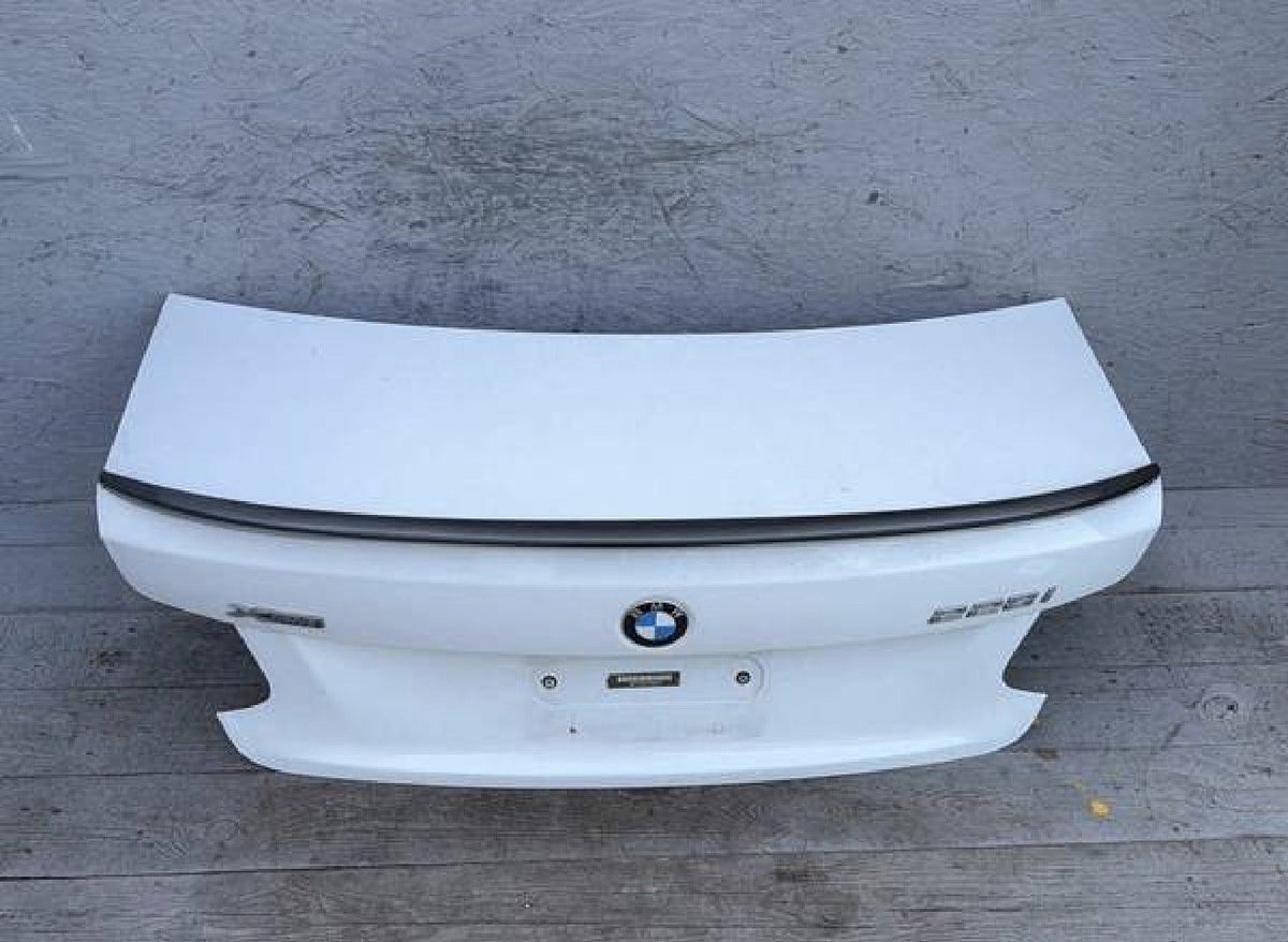 2014-2016 BMW 228i F22 Rear Trunk Deck Lid Shell Cover Panel White OEM