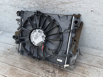 2015-2019 Jaguar XJ X351 A/C Condenser & Cooling Fan Radiator Motor 500.0761 OEM