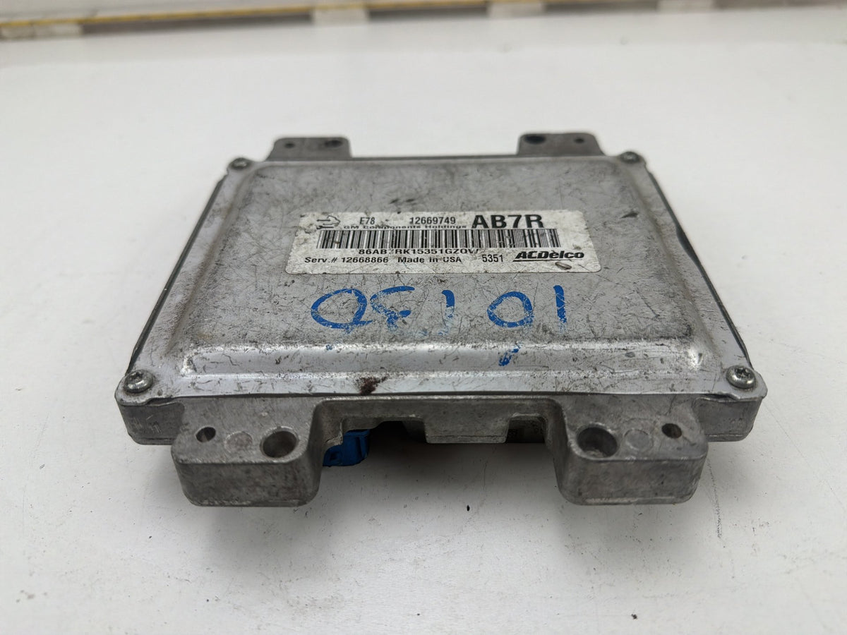 2012-2016 Chevrolet Sonic Engine Computer/ ECU Module 12668866 OEM
