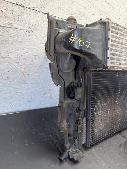 2014-2016 Volvo S60 Front Engine Radiator and Intercooler Assembly 31338236 OEM