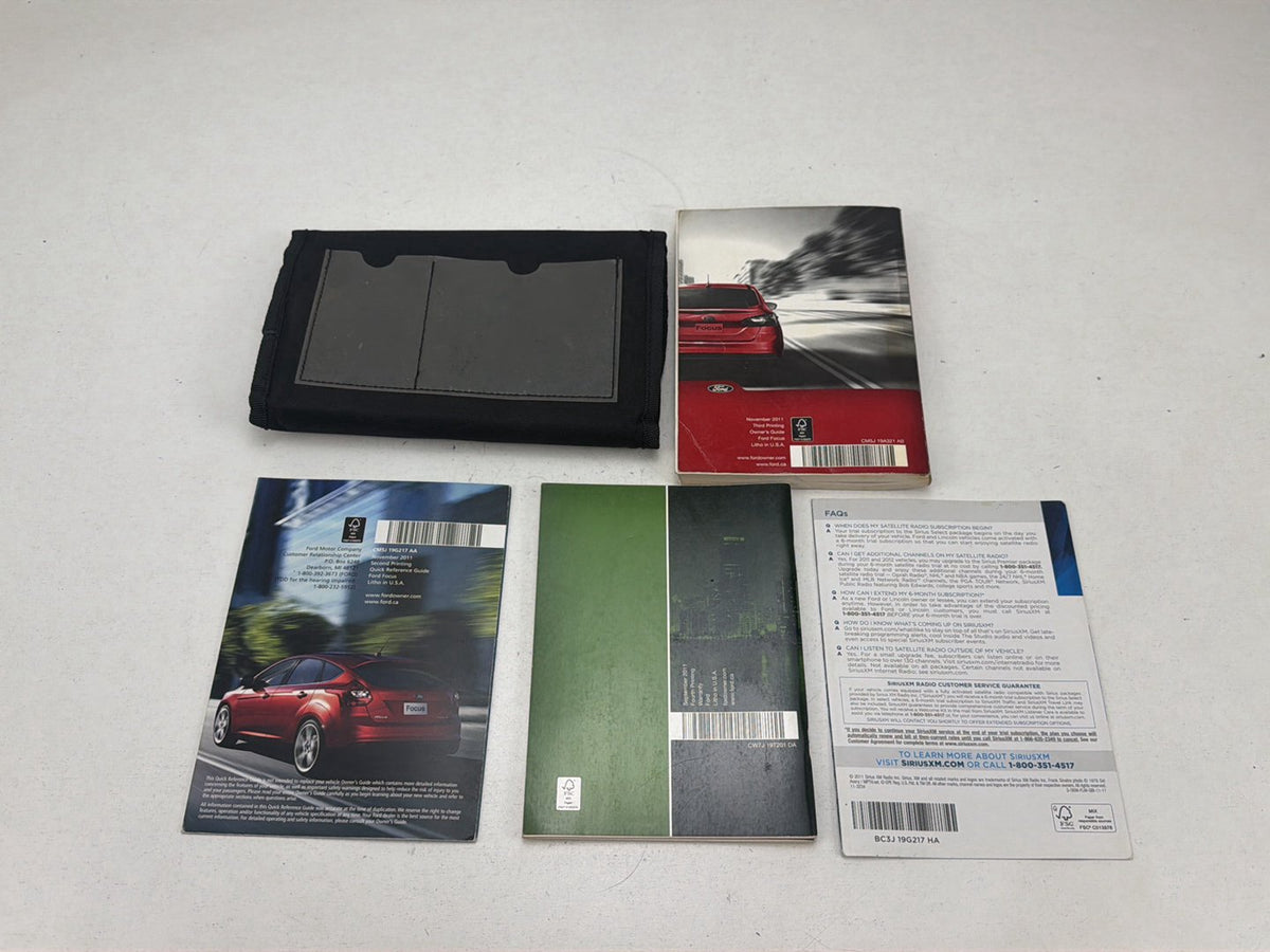 2012 Ford Focus MK2 Owners Manual OEM