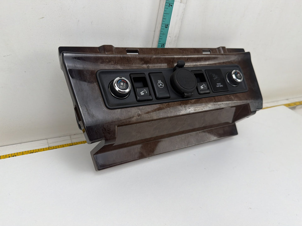 2011-2013 Infiniti QX56 Dash Steering Wheel & Seat Heater Switch Trim Bezel OEM