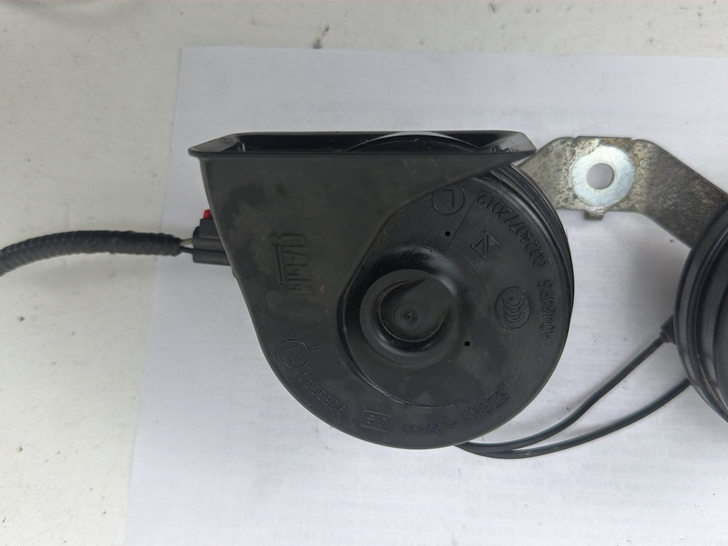 2013-2018 Ram 1500 High & Low Note Tone Horn Signal Set of 2 A046495 OEM