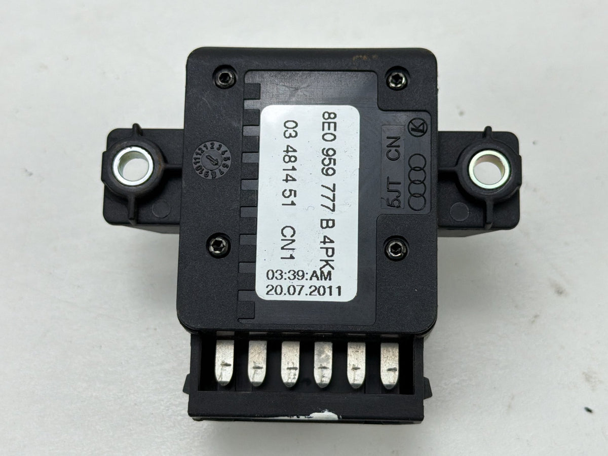 2012-2018 Audi A7 Left Front Driver Seat Lumbar Adjustment Switch 8E0959777B OEM