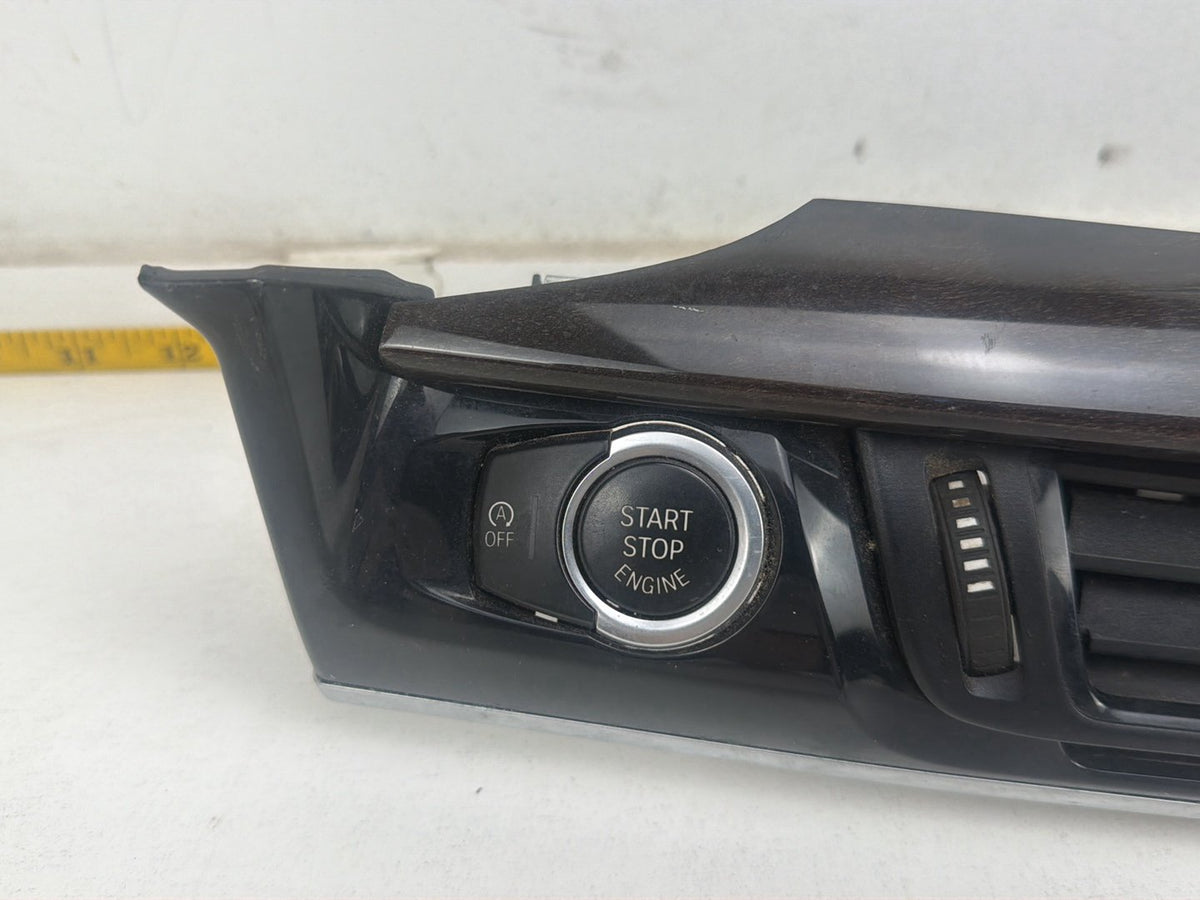 2014-2018 BMW X5 Center Dash Air Vent w/ Start Stop Switch 9270476 OEM